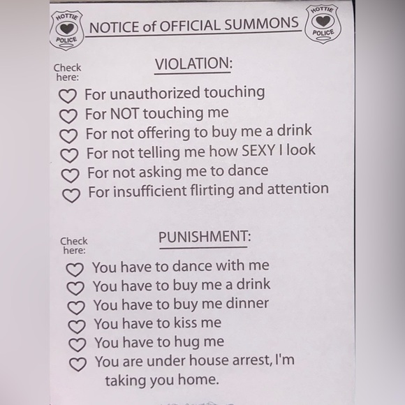 🎃 Halloween “Hottie Police” Accessories Summons Book/Stockings/Gloves/Handbag - Picture 4 of 8